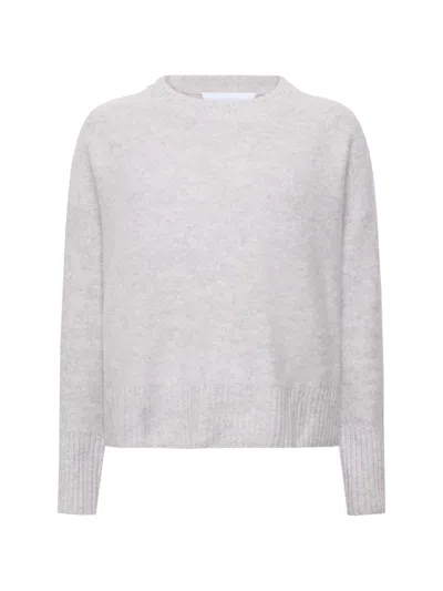 Emerson Renaldi Crew-neck Drop-shoulder Sweater In Gray