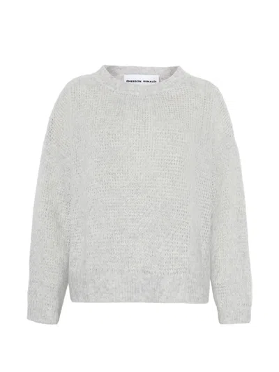 Emerson Renaldi Crew-neck Sweater In Gray