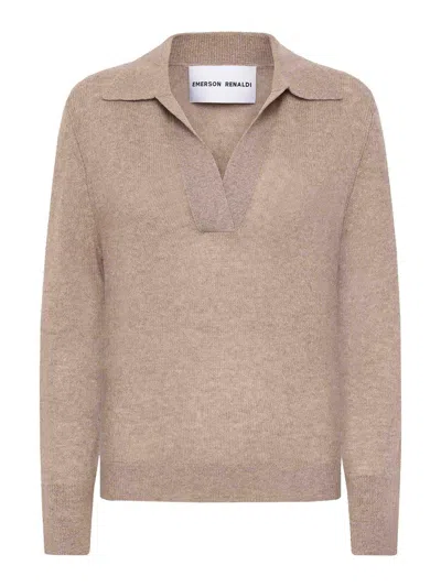 Emerson Renaldi Suéter Cuello Redondo In Brown