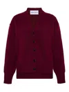 Emerson Renaldi Oversized Cardigan In Red