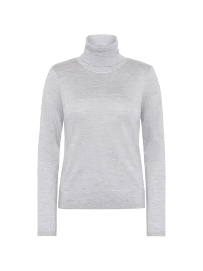 Emerson Renaldi Roll-neck Knitted Sweater In Gray