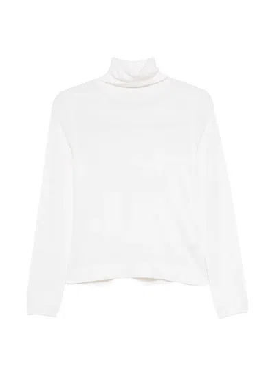 Emerson Renaldi Roll-neck Long-sleeve Sweater In White