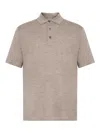 Emerson Renaldi Short-sleeve Polo Shirt In Brown