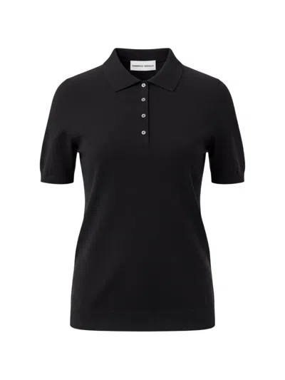 Emerson Renaldi Short-sleeve Polo Shirt In Black
