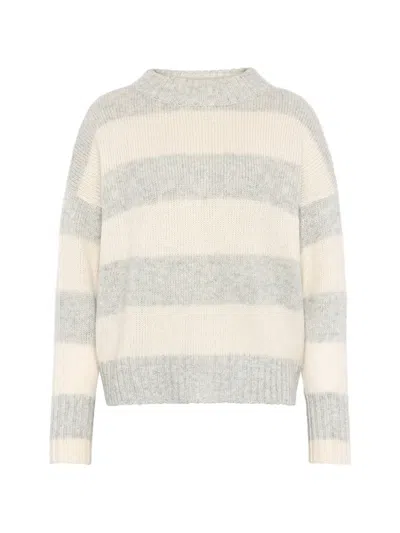Emerson Renaldi Striped Oversized Sweater In Multi