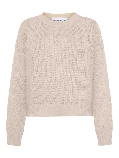 Emerson Renaldi Crew Neck Sweater In Sand
