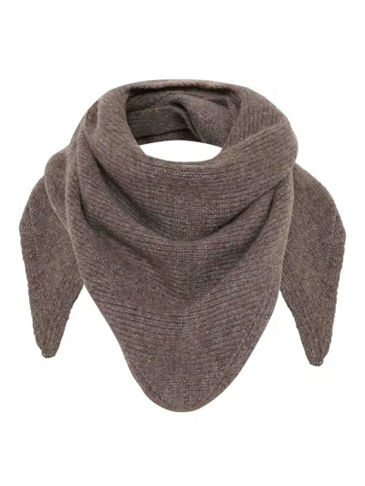 Emerson Renaldi Triangle Scarf In Brown