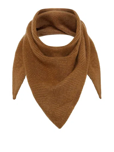Emerson Renaldi Triangle Scarf In Brown