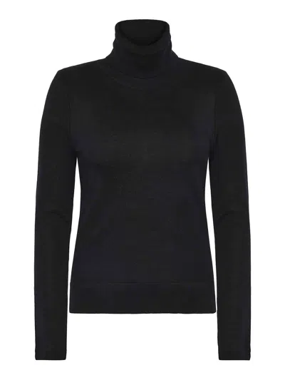 Emerson Renaldi Turtle Neck Sweater In Black