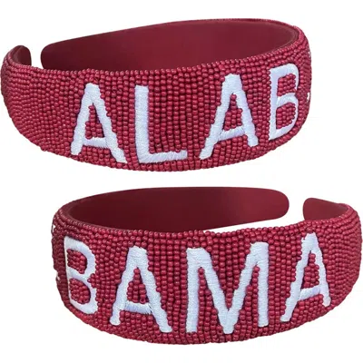 Emerson Street Alabama Crimson Tide Minerva Headband In Brown