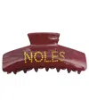 Emerson Street Clothing Co. Emerson Street Garnet Florida State Seminoles Rhinestone Claw Hair Clip In Garnet