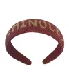 Emerson Street Clothing Co. Women's Florida State Seminoles Minerva Hand Beaded Headband In Red