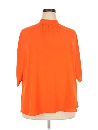 Pre-owned Emery Rose 3/4 Sleeve Blouse In Orange