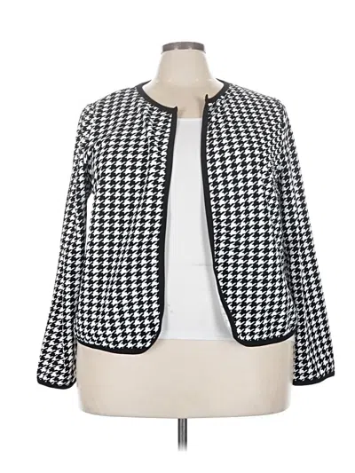 Pre-owned Emery Rose 3/4 Sleeve Top Black Square Neckline Tops