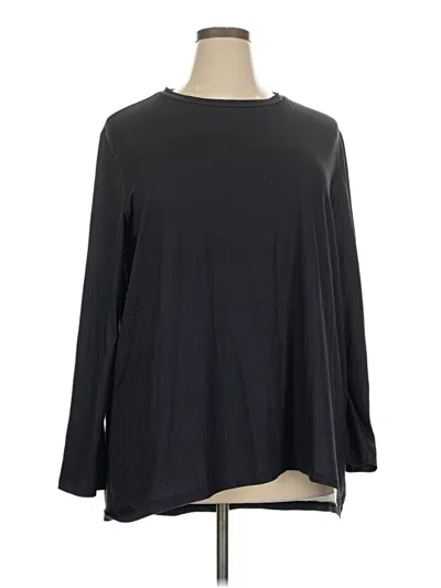 Pre-owned Emery Rose 3/4 Sleeve T-shirt In Black