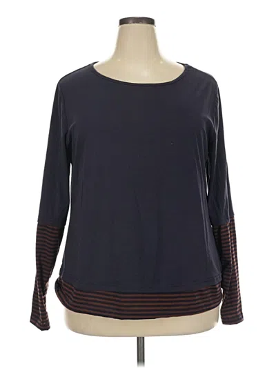 Pre-owned Emery Rose 3/4 Sleeve T-shirt In Blue