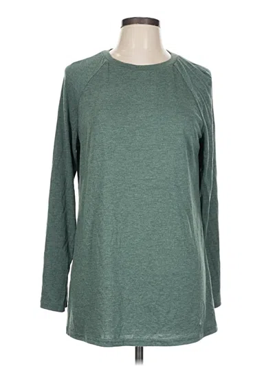 Pre-owned Emery Rose 3/4 Sleeve T-shirt In Green