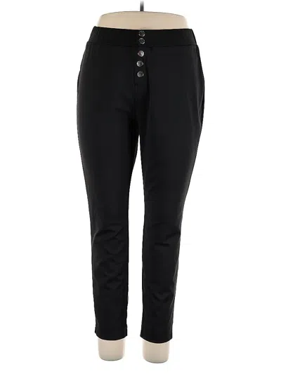 Pre-owned Emery Rose Active Pants In Black