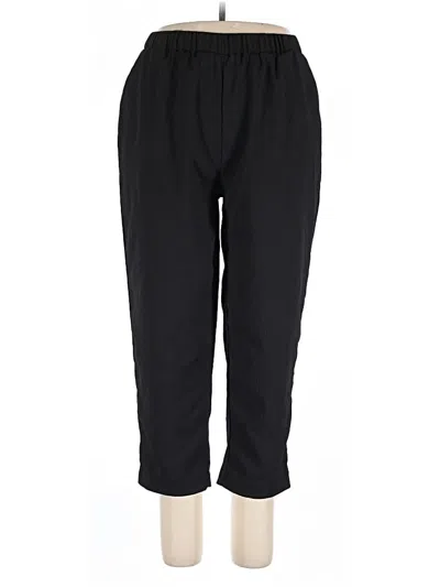 Pre-owned Emery Rose Active Pants In Black