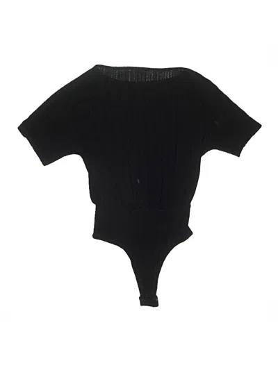 Pre-owned Emery Rose Bodysuit In Black