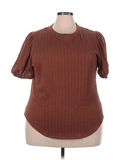 Pre-owned Emery Rose Cardigan Sweater In Brown