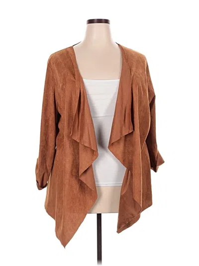 Pre-owned Emery Rose Cardigan Sweater In Brown