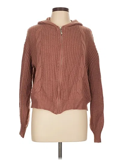 Pre-owned Emery Rose Cardigan Sweater In Brown