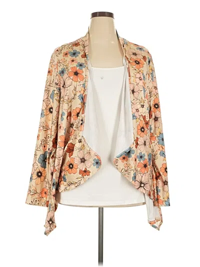 Pre-owned Emery Rose Cardigan Sweater In Orange