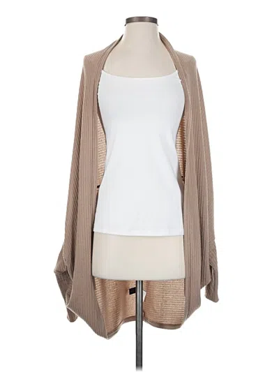 Pre-owned Emery Rose Cardigan Sweater In Tan