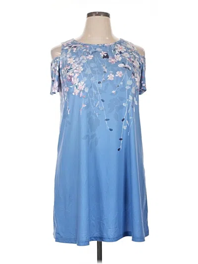 Pre-owned Emery Rose Casual Dress In Blue