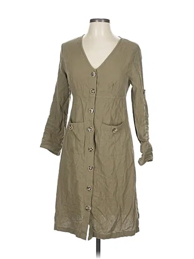 Pre-owned Emery Rose Casual Dress In Brown
