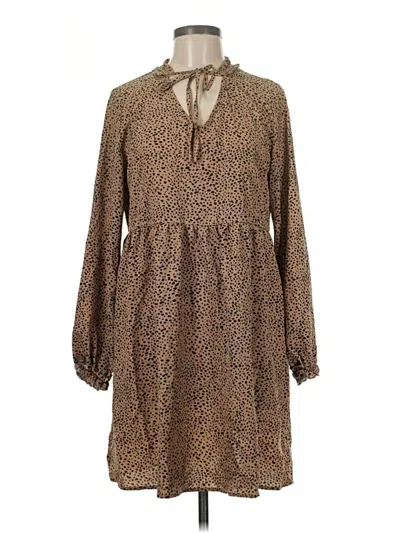 Pre-owned Emery Rose Casual Dress In Brown