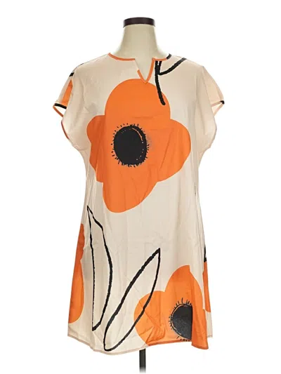 Pre-owned Emery Rose Casual Dress In Brown