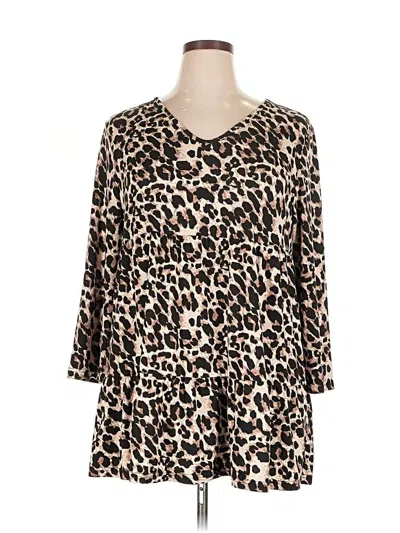 Pre-owned Emery Rose Casual Dress In Brown