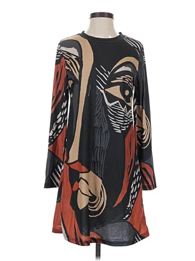 Pre-owned Emery Rose Casual Dress In Brown