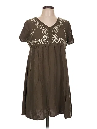 Pre-owned Emery Rose Casual Dress In Brown