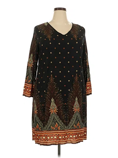Pre-owned Emery Rose Casual Dress In Brown