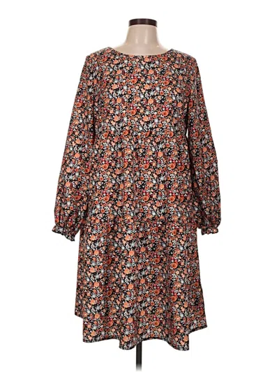 Pre-owned Emery Rose Casual Dress In Brown
