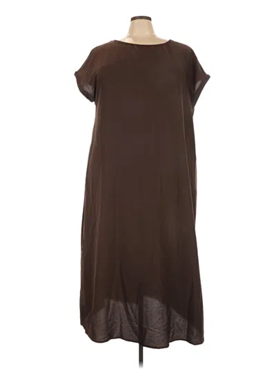 Pre-owned Emery Rose Casual Dress In Brown