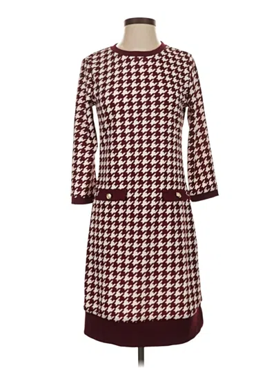 Pre-owned Emery Rose Casual Dress In Burgundy