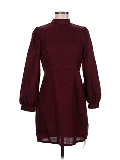 Pre-owned Emery Rose Casual Dress In Burgundy