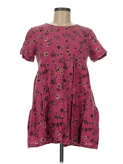 Pre-owned Emery Rose Casual Dress In Burgundy