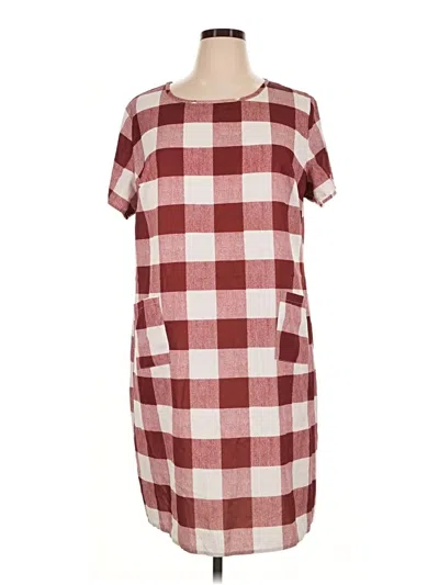 Pre-owned Emery Rose Casual Dress In Burgundy