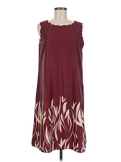 Pre-owned Emery Rose Casual Dress In Burgundy