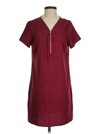 Pre-owned Emery Rose Casual Dress In Burgundy