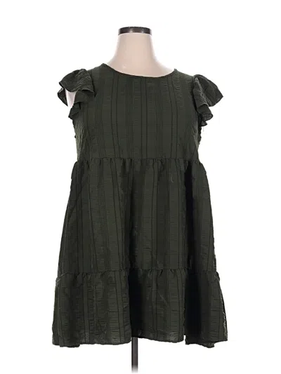 Pre-owned Emery Rose Casual Dress In Green