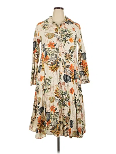 Pre-owned Emery Rose Casual Dress In Ivory