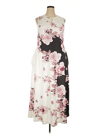 Pre-owned Emery Rose Casual Dress In Ivory