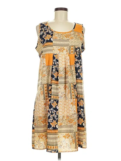 Pre-owned Emery Rose Casual Dress In Orange