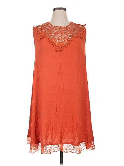 Pre-owned Emery Rose Casual Dress In Orange